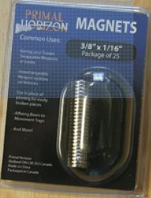 Magnets 3/8 x 1/16